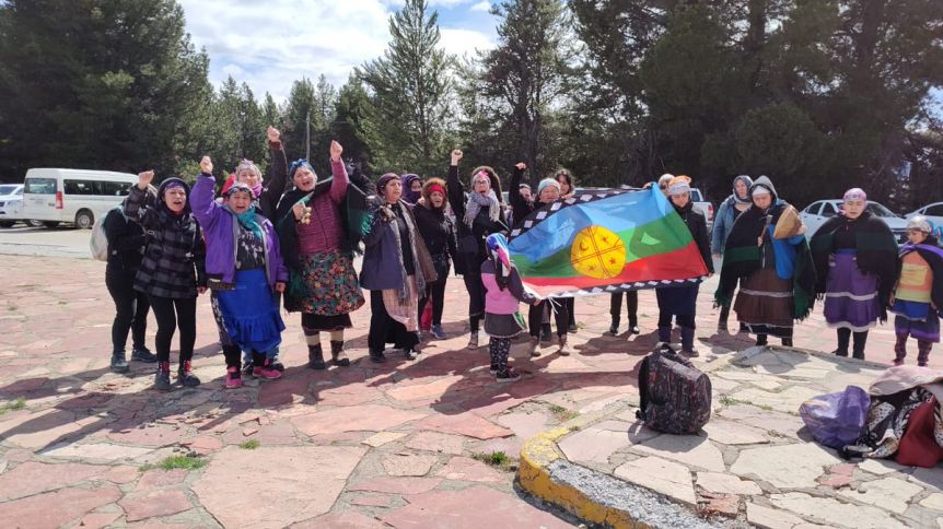 Miembros de comunidades originarias volvieron a exigir por la liberación de las mujeres mapuches detenidas