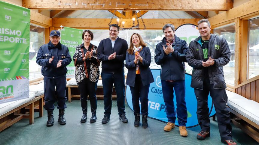 Carreras plantó bandera en Bariloche para la inauguración de la temporada de invierno
