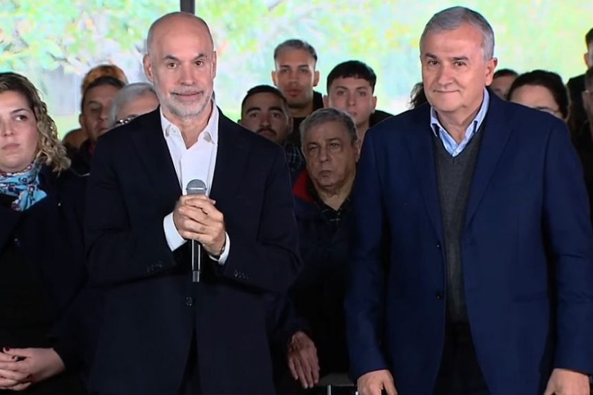 Es oficial: Horacio Rodríguez Larreta presentó a Gerardo Morales como su precandidato a vicepresidente