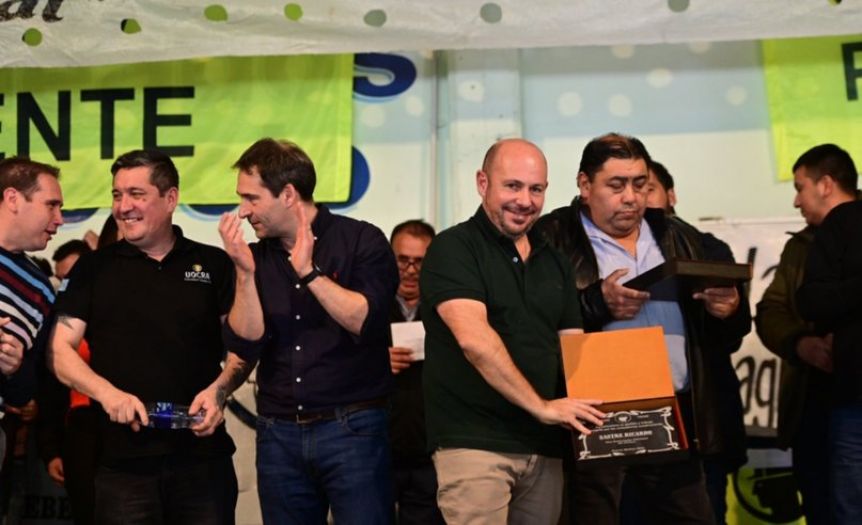 Contundente respaldo de la UOCRA a la fórmula Luque-Sastre
