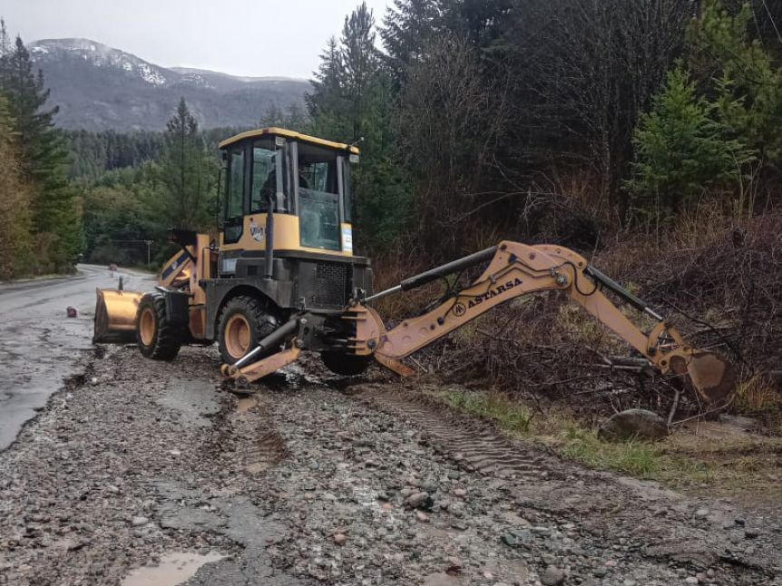 El Gobierno Provincial sale al rescate por el temporal en la Comarca Andina