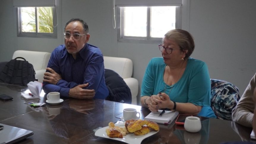 Avanza la transición en Salud: Monasterolo recibió a Wisky