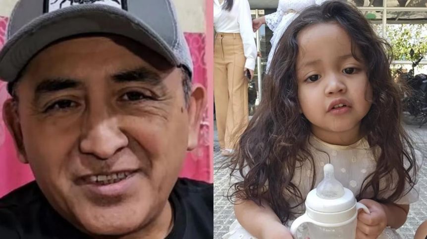 Catalina, la pequeña hija de Huguito Flores, fue dada de alta