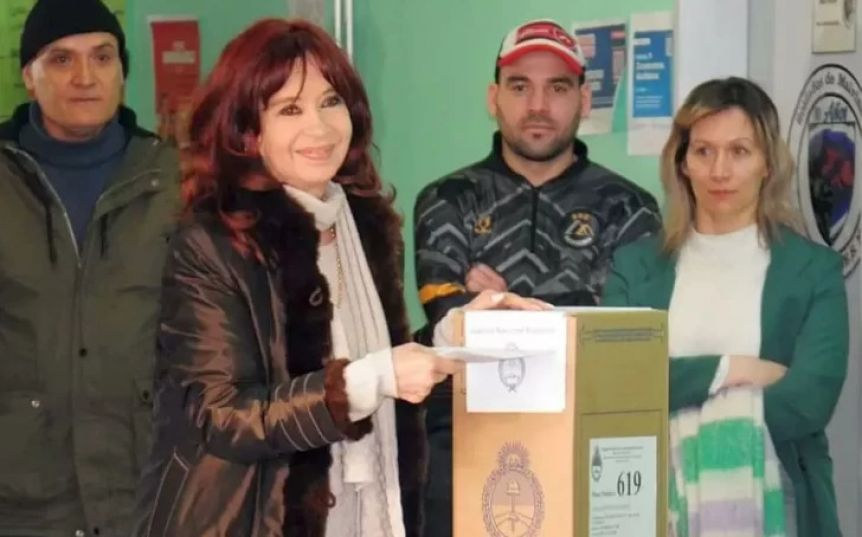 Votó CFK en Río Gallegos y confirmó que no estará en el búnker de UxP