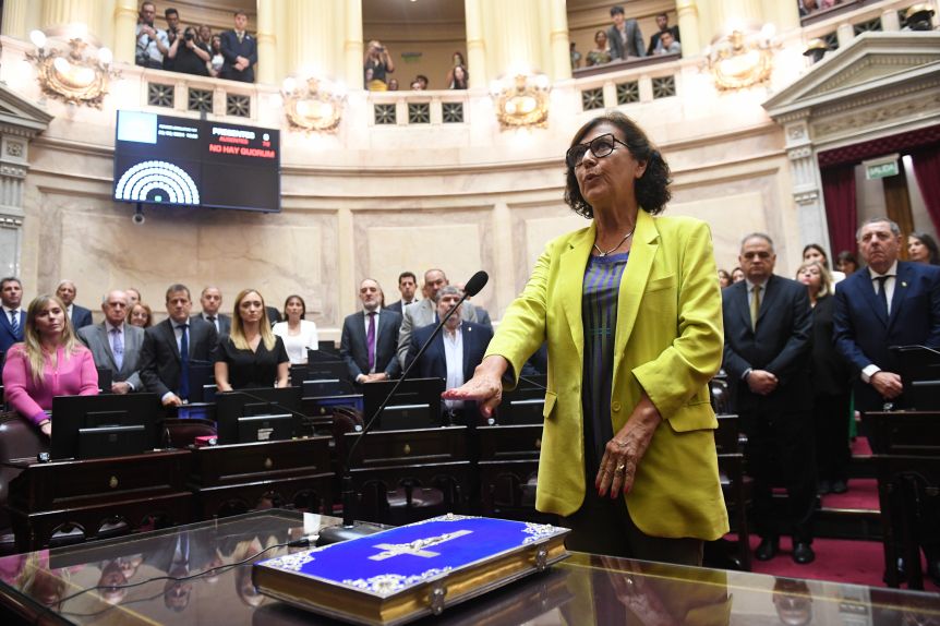 La neuquina Silvia Sapag juró como vicepresidenta del Senado