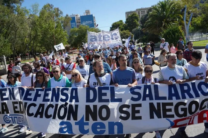 ATEN ratificó un paro por 72 horas para la semana que viene