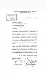 Magistrados cuestionan la designación de Boffi en el Tribunal de Enjuiciamiento
