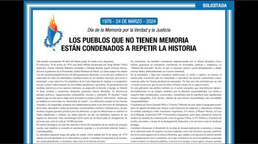 Un 24M marcado por el poco consenso y el negacionismo en boga: los patagónicos que dicen Nunca Más