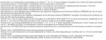 Los funcionarios de Trelew no se quedan atrás y se aumentan el sueldo en medio de la crisis